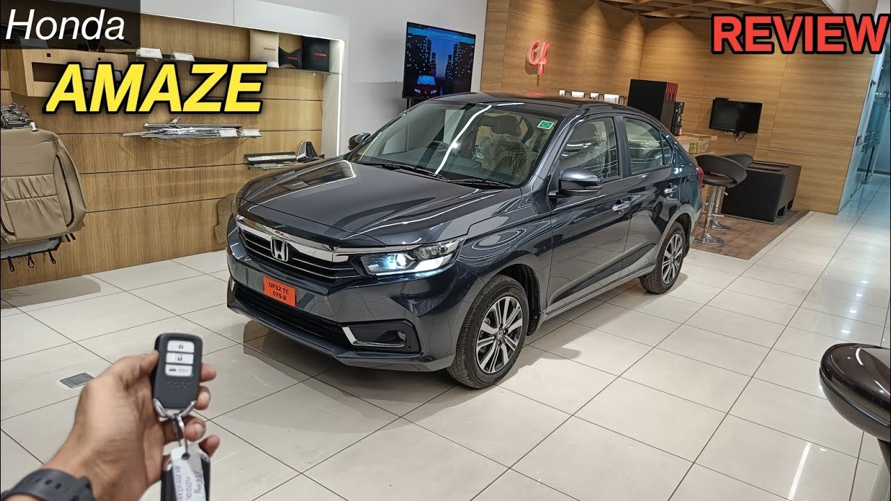 2022 Honda Amaze Top Model Review: Best 4-Star Rated Family Sedan