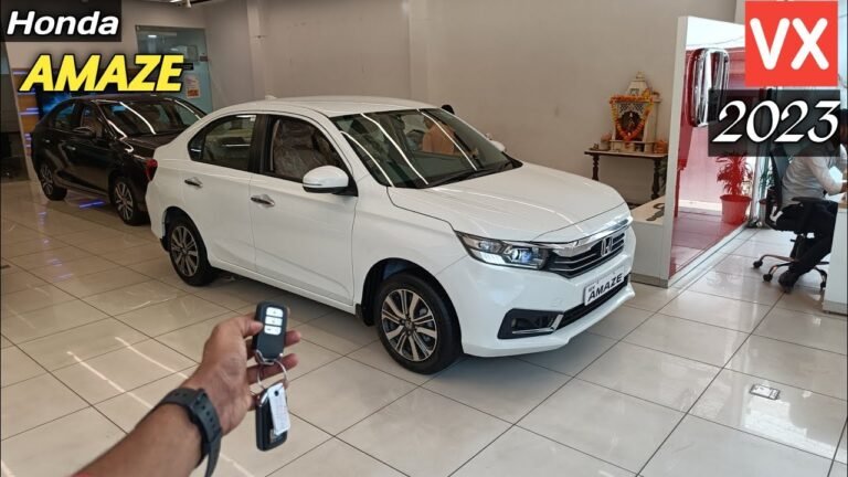2023 Honda Amaze Top Model Review: Features, Price, and 4-Star Safety Rating