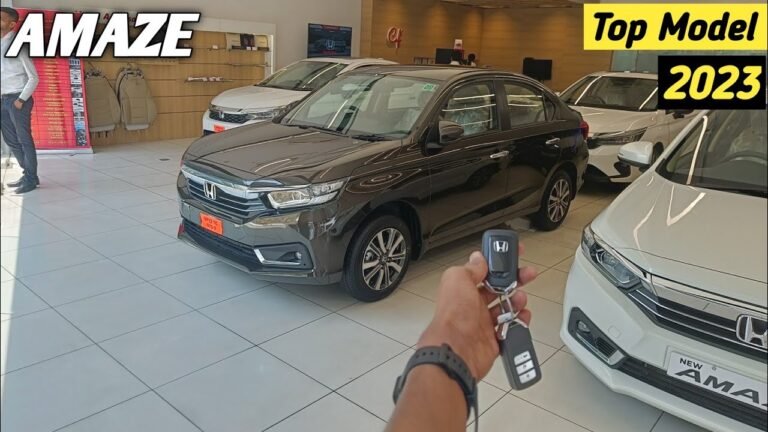2023 Honda Amaze VX Top Model Review: Features and Price of the 4-Star Rated Premium Sedan
