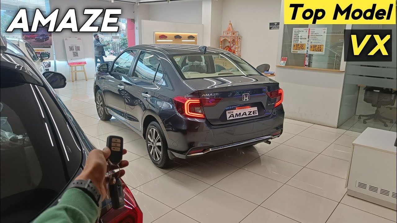 2023 Honda Amaze VX Top Model Review: Price, Features, and 4-Star Safety Rating