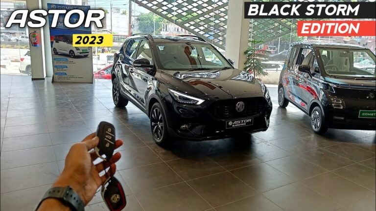 2023 MG Astor Smart Black Storm Edition: Features and Price Review