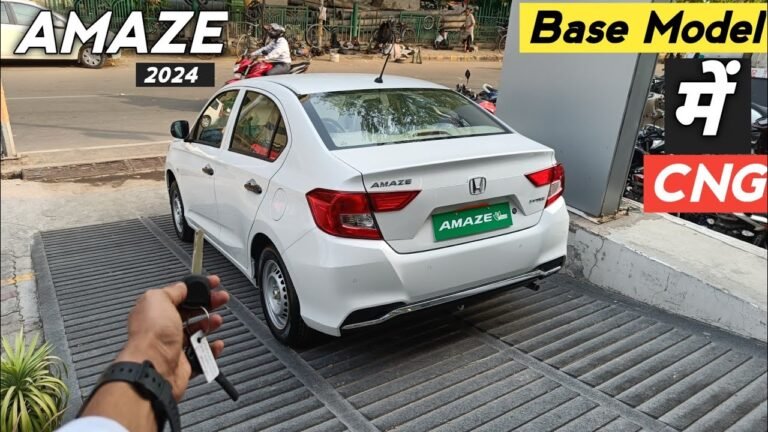 2024 Honda Amaze Base Model E CNG: Price, Features, and Review