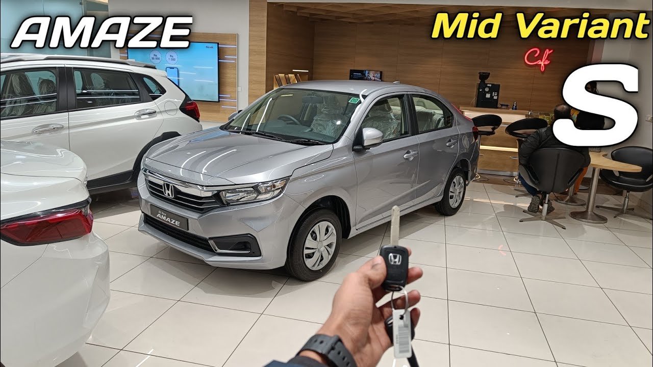 2024 Honda Amaze Mid Variant: 4-Star Safety Rated Sedan Under 7.50 Lakh