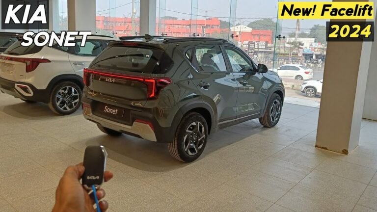 2024 Kia Sonet Facelift HTX iMT: Real-Life Review, Features, and Price