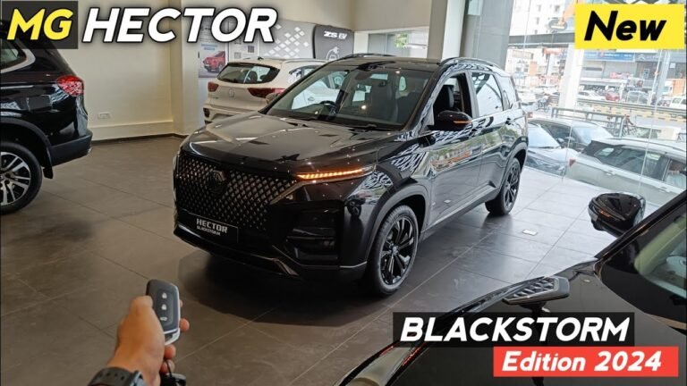 2024 MG Hector Plus Blackstorm Edition Review: Features, Price, and Performance