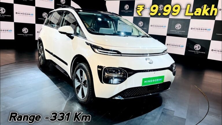 2024 MG Windsor EV Price, Features, and Review: New Electric Car at 9.99 Lakh
