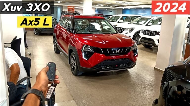 2024 Mahindra XUV 3XO AX5 L Turbo: Features, Price, and Comparison with Nexon and Brezza