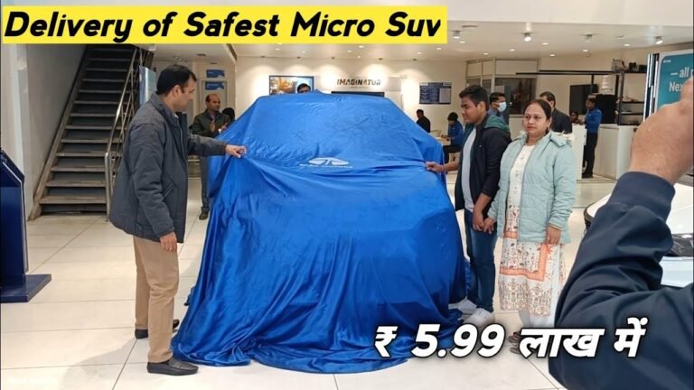 2024 Tata Punch Delivery and Review: Most Affordable Safety Micro SUV at 5.99 Lakhs