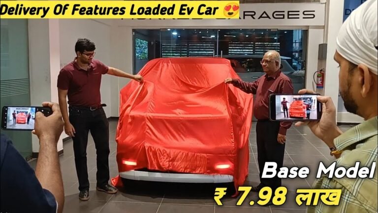 2024 Tata Tiago EV Base Model Delivery and Full Review: Best Electric Car Under 8 Lakhs