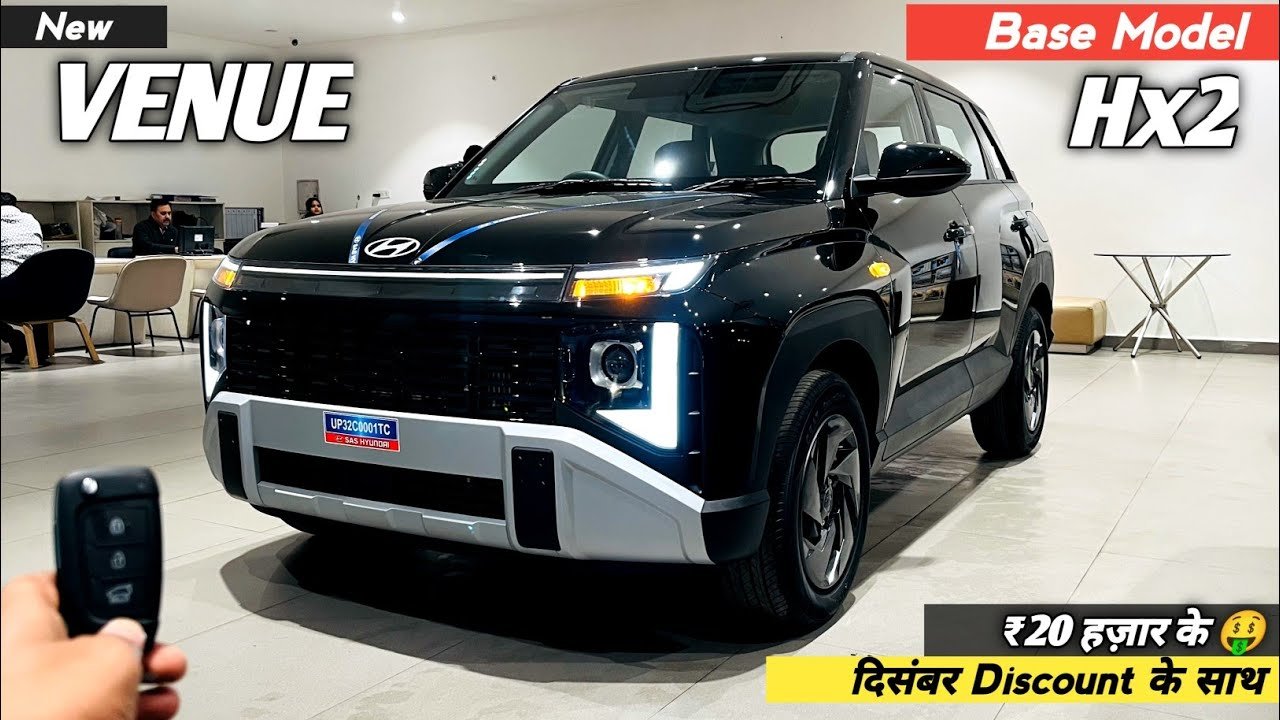 2025 Hyundai Venue Base Model E Review: Features and Price at 7.90 Lakh