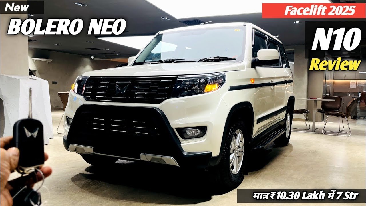 2025 Mahindra Bolero Neo Facelift N10 Review: Features and Price