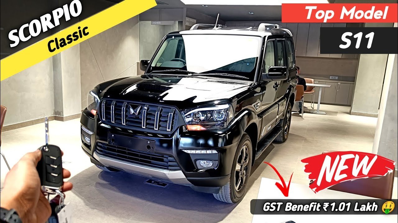2025 Mahindra Scorpio Classic S11 Top Model Price and Features after New GST Update