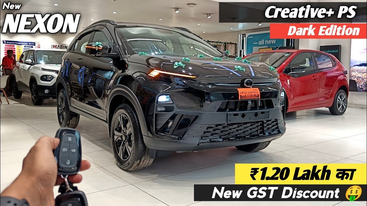2025 Tata Nexon Creative Plus PS Dark Edition: New GST Price and Features Review