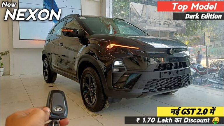 2025 Tata Nexon Top Model Fearless Plus Dark Edition Review and New GST Prices