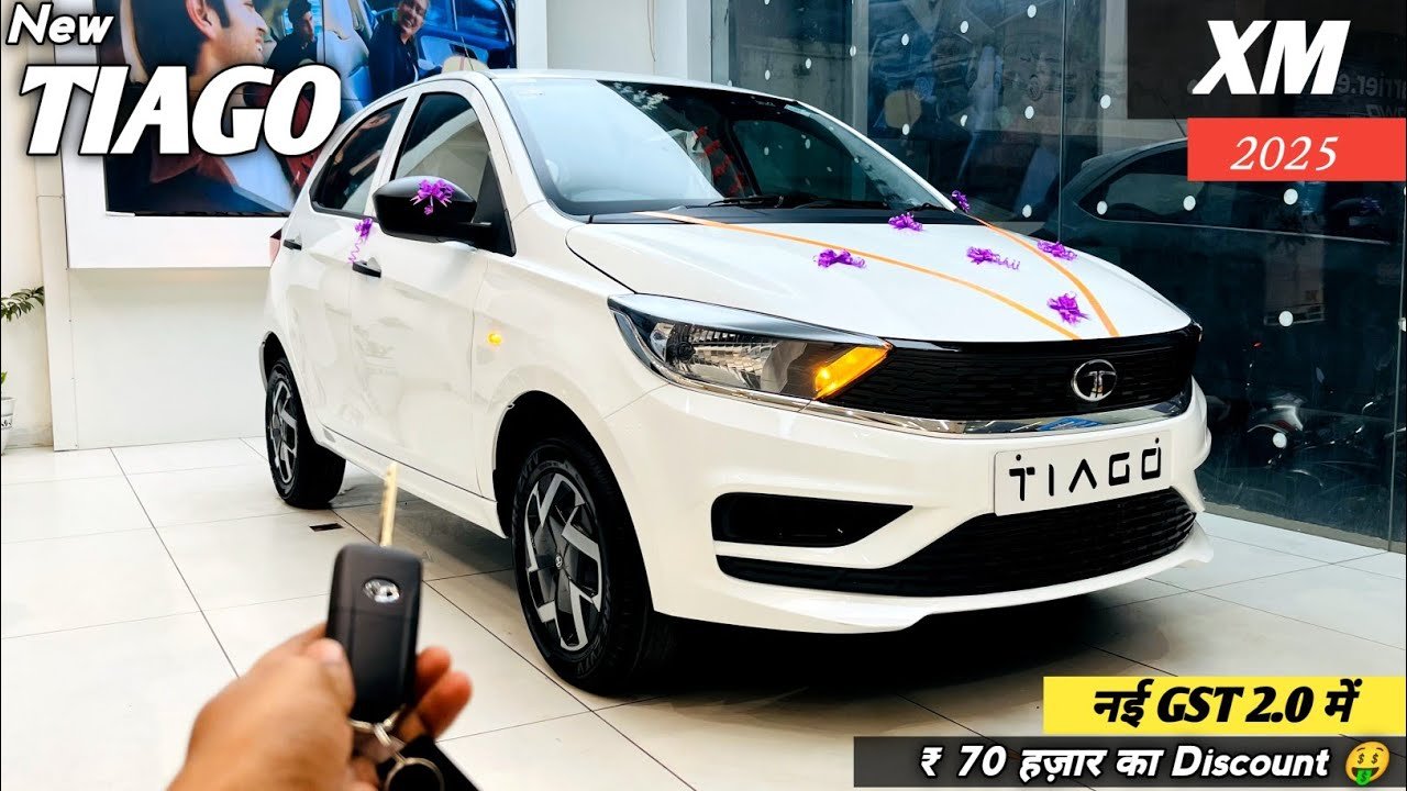 2025 Tata Tiago XM Second Base Model Price and GST 2.0 Benefits Explained