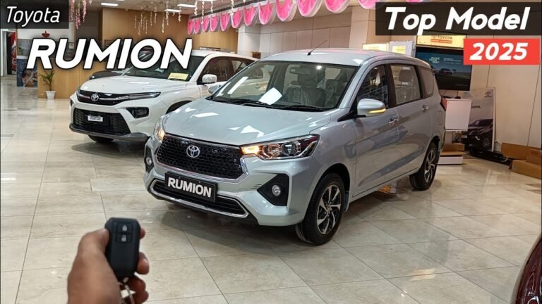 2025 Toyota Rumion V Top Model: Price, Features, and Review of the 7-Seater MUV