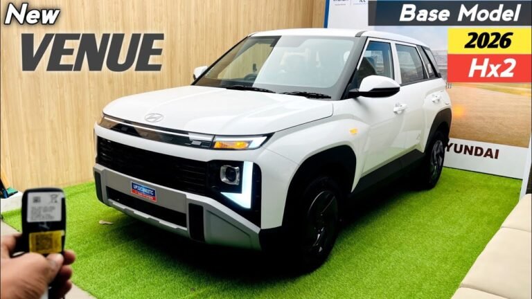 2026 Hyundai Venue Base Model Review: Features and Price at 7.99 Lakhs