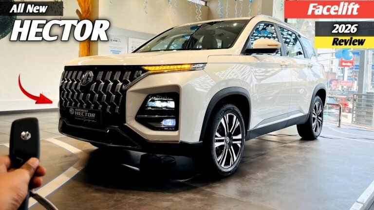 2026 MG Hector Facelift Price, Features, and Review: New Updated Model starting at 11.99 Lakh