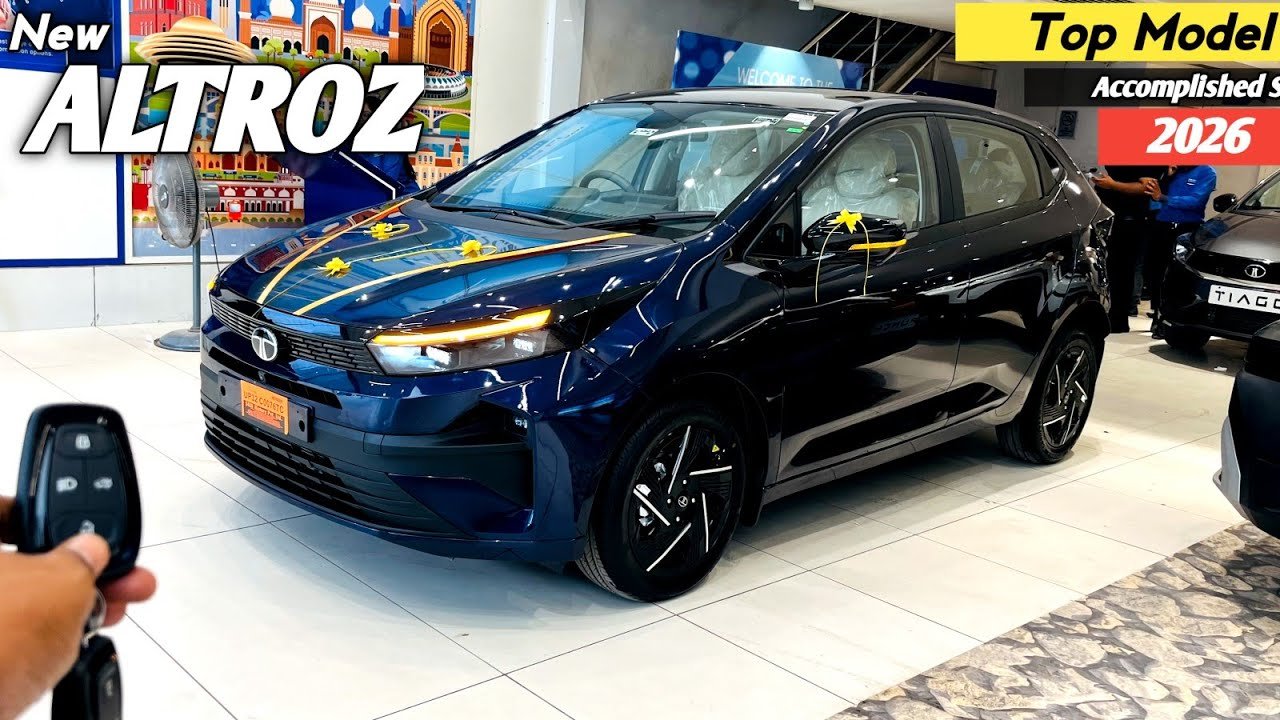2026 Tata Altroz Accomplished S Top Model Review and Features - 5 Star Safety Hatchback