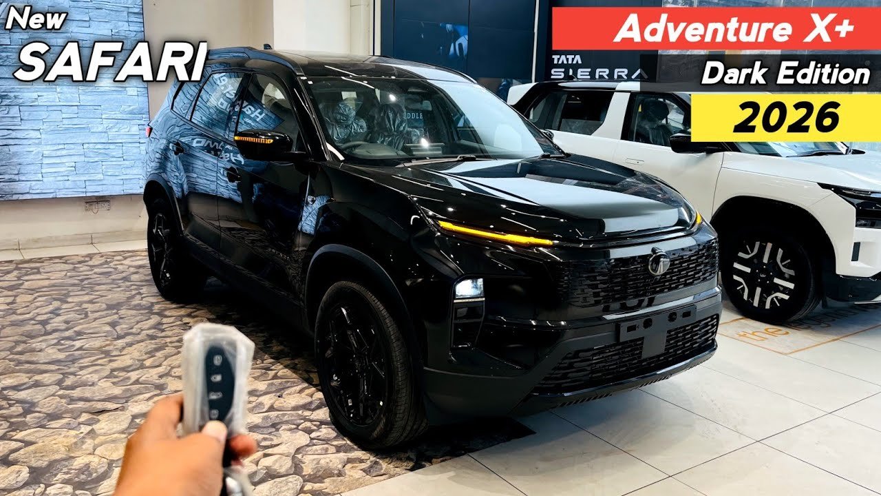 2026 Tata Safari Adventure X Plus Dark Petrol Review and Features