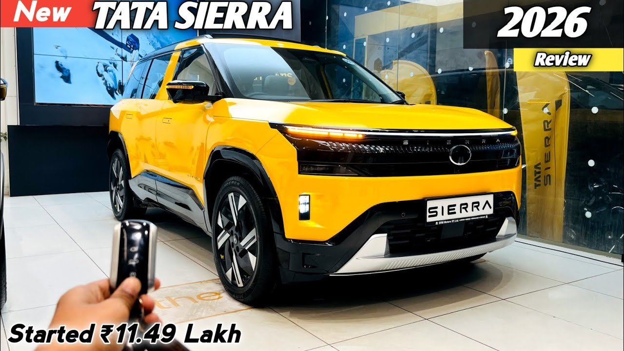 2026 Tata Sierra Top Model Review: Design, Features, and Specifications