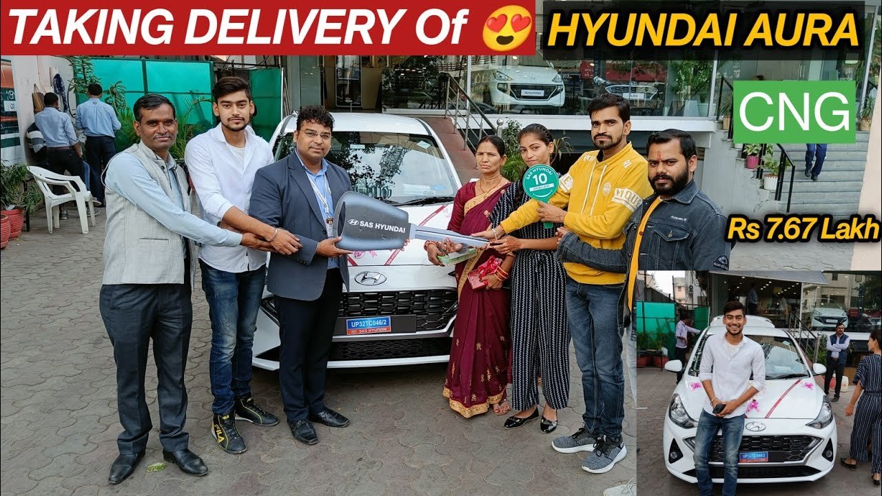 Hyundai Aura CNG Delivery: Price, Mileage, and Ownership Experience 2024