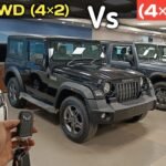 Mahindra Thar RWD 2023 Price Starts at 9.99 Lakh: Thar 4×2 vs 4×4 Comparison