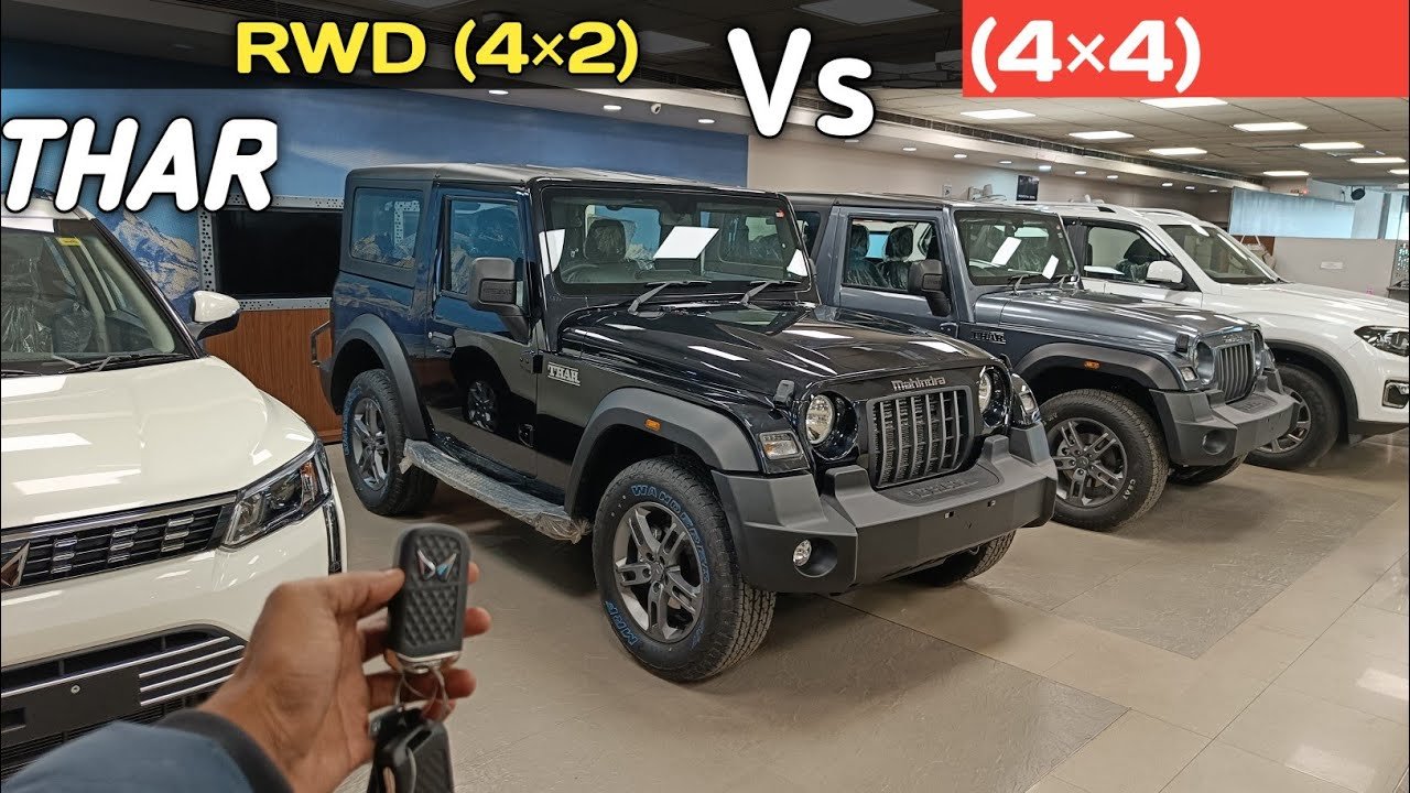 Mahindra Thar RWD 2023 Price Starts at 9.99 Lakh: Thar 4x2 vs 4x4 Comparison