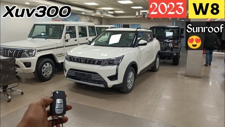 Mahindra XUV300 W8 Sunroof 2023: Review of India’s Safest and Most Durable SUV