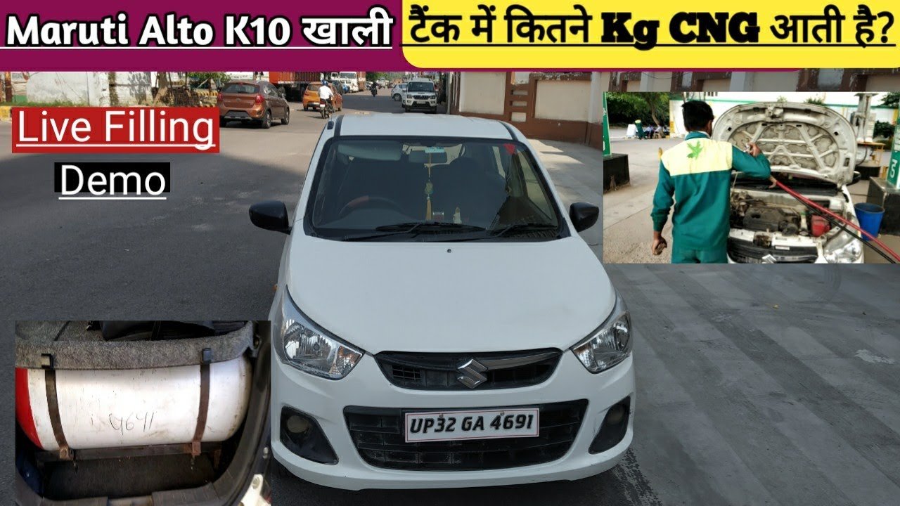 Maruti Alto K10 CNG Capacity and Filling Guide: Real-World Live Demo