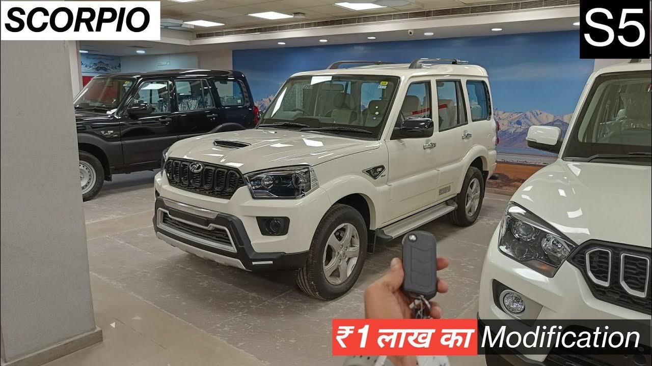 Modified Mahindra Scorpio S5: Best Second Base Model Upgrades under 1 Lakh