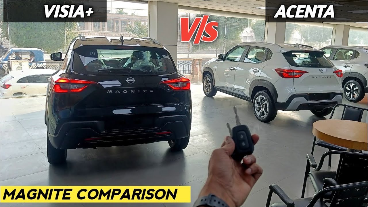 Nissan Magnite Acenta vs. Visia Plus Comparison: Which Variant Is Better Value?