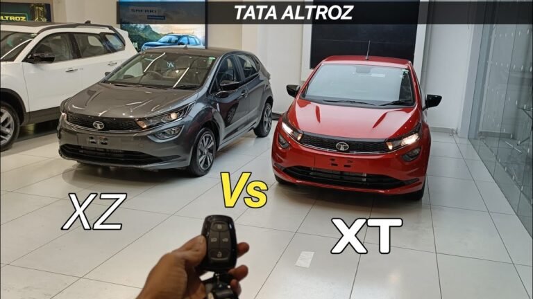Tata Altroz XZ vs XT 2022 Comparison: Key Differences and Features Explained