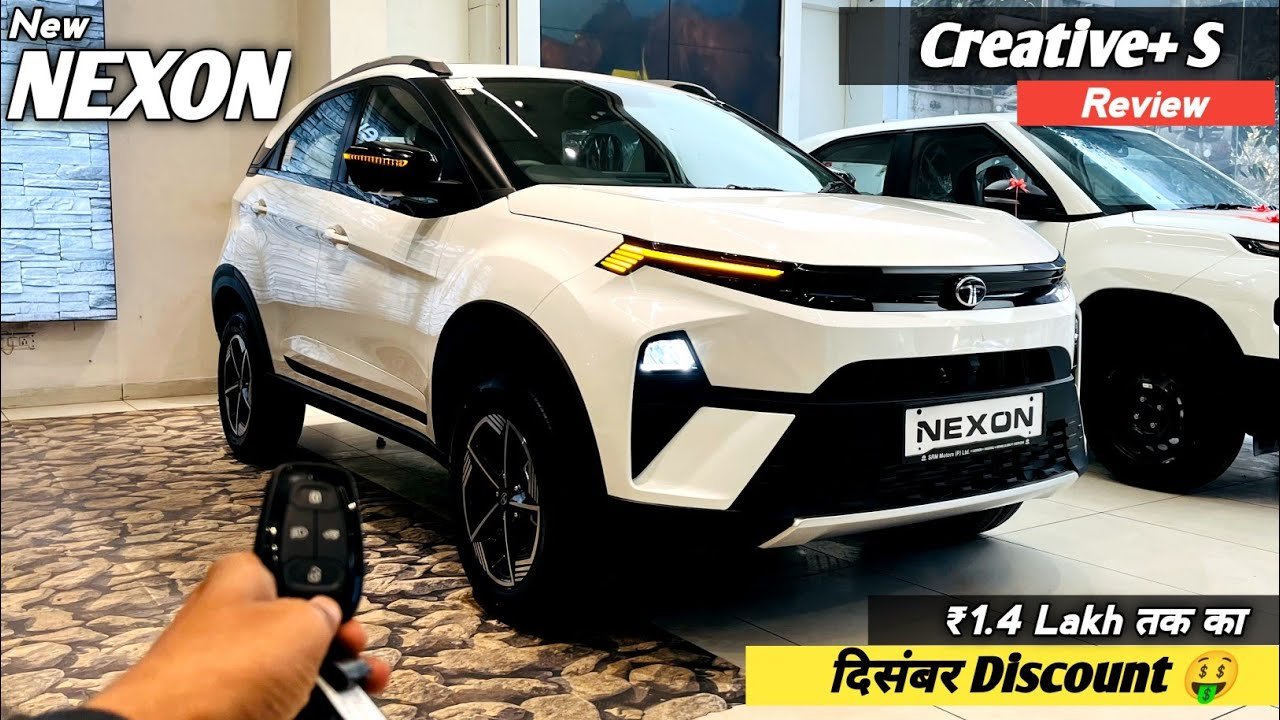 Tata Nexon Creative Plus S Review and December Year End Discounts 2024