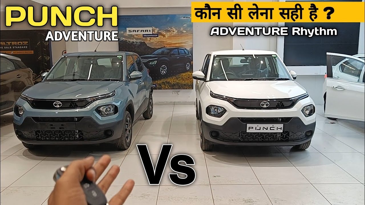 Tata Punch Adventure vs Adventure Rhythm: Comparison and Best Choice 2024