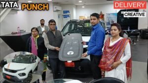 Tata Punch Creative Top Model Delivery: Price, Features, and Happy Moments
