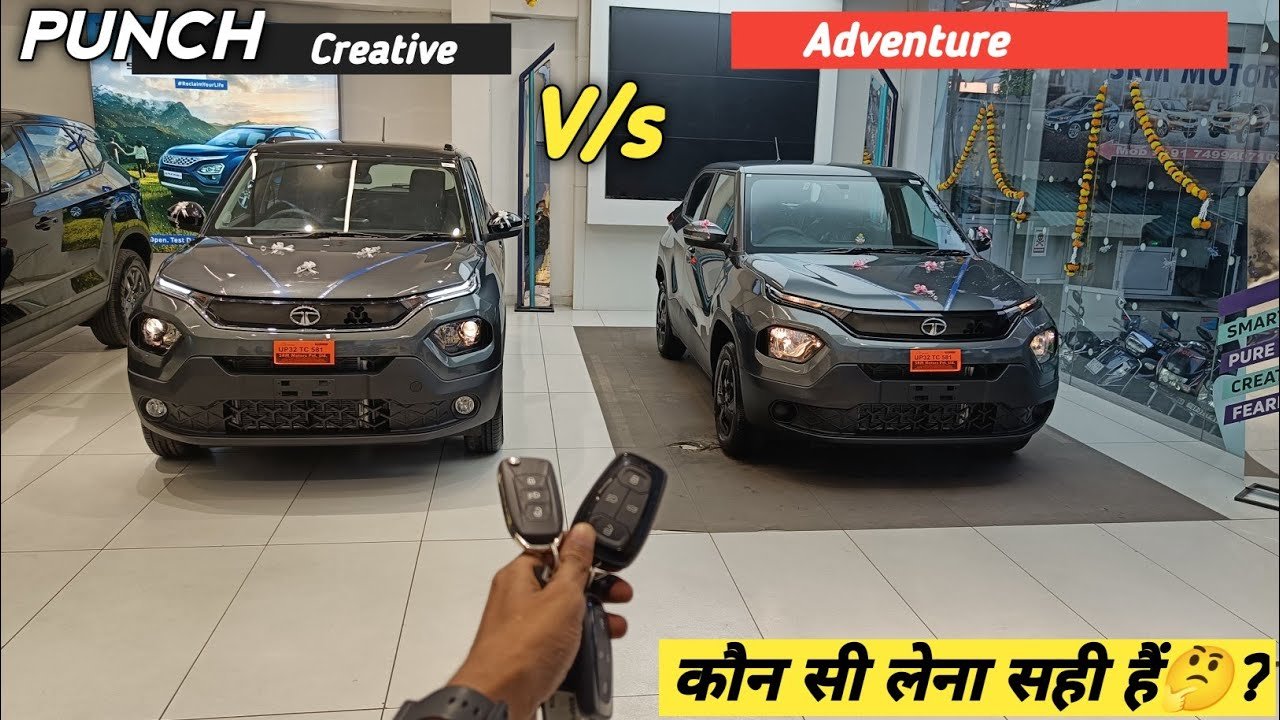 Tata Punch Creative vs Adventure: Detailed Variant Comparison and Differences Explained